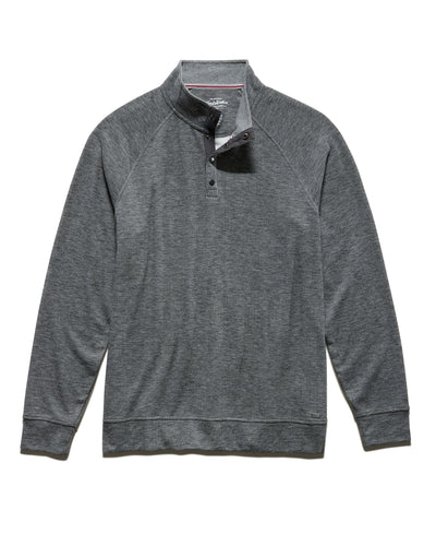 HERO TEXTURED KNIT 1/4-SNAP PULLOVER
