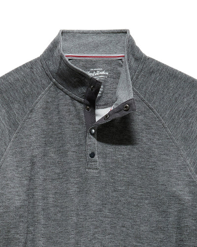 HERO TEXTURED KNIT 1/4-SNAP PULLOVER