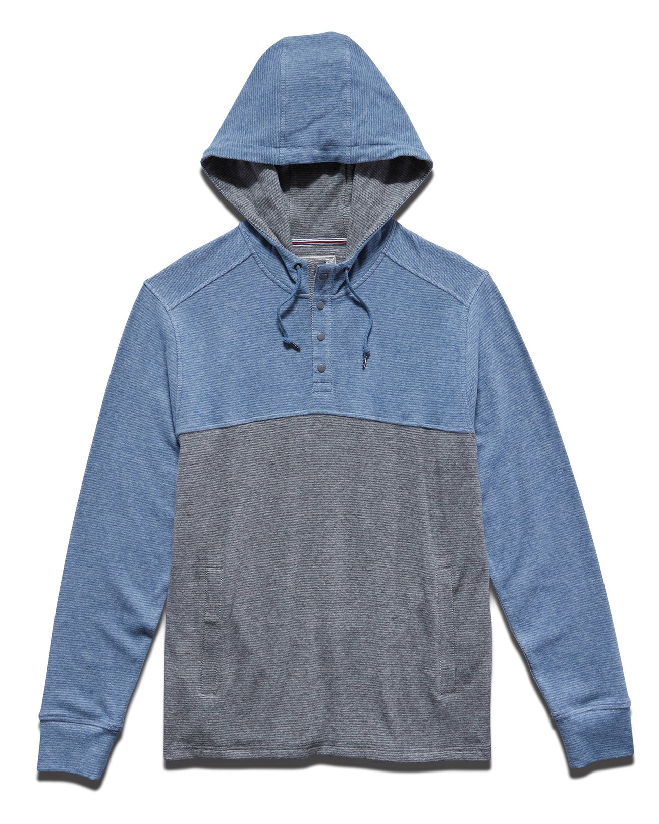 HIGHFILL SUPER-SOFT COLORBLOCK HOODED HENLEY