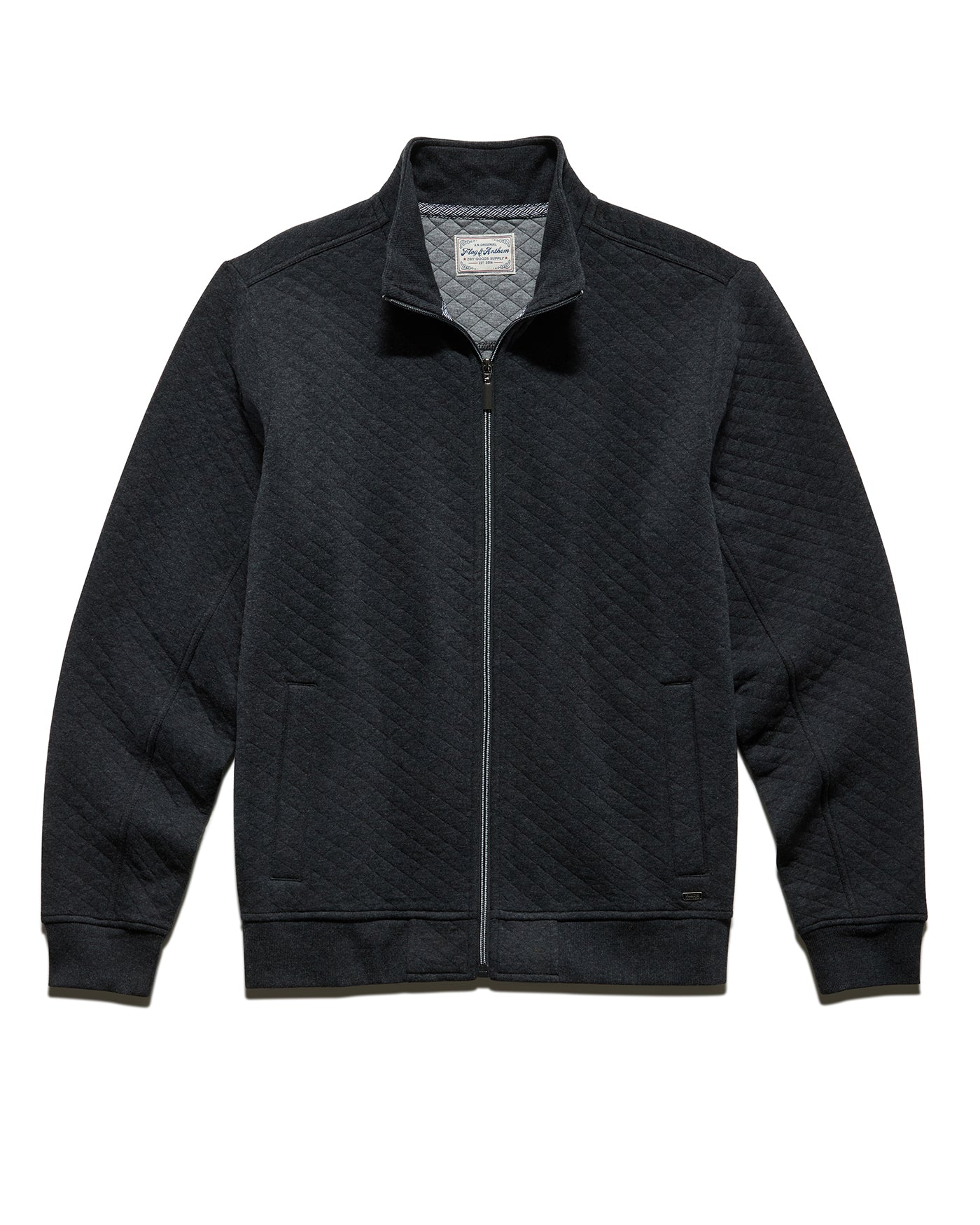 ALLOWAY QUILTED FULL-ZIP MOCK NECK JACKET
