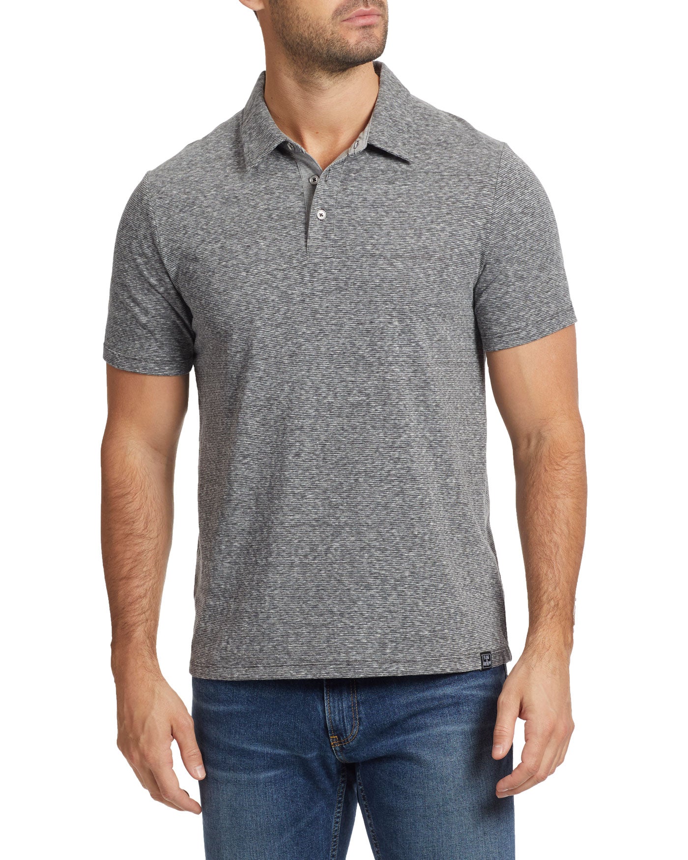 BISCOE STRIPED POLO