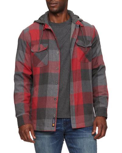EVANSTON HOODED SHIRT JACKET