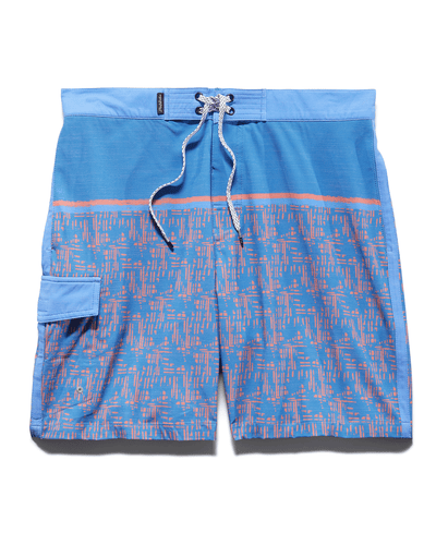 LARGO CROSSHATCH PACKABLE BOARD SHORT - 8" INSEAM (FINAL SALE)