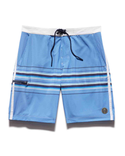 ROCKAWAY STRIPED BOARD SHORT - 10" INSEAM (FINAL SALE)