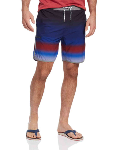 BELLPORT STRIPED SWIM SHORT - 8" INSEAM