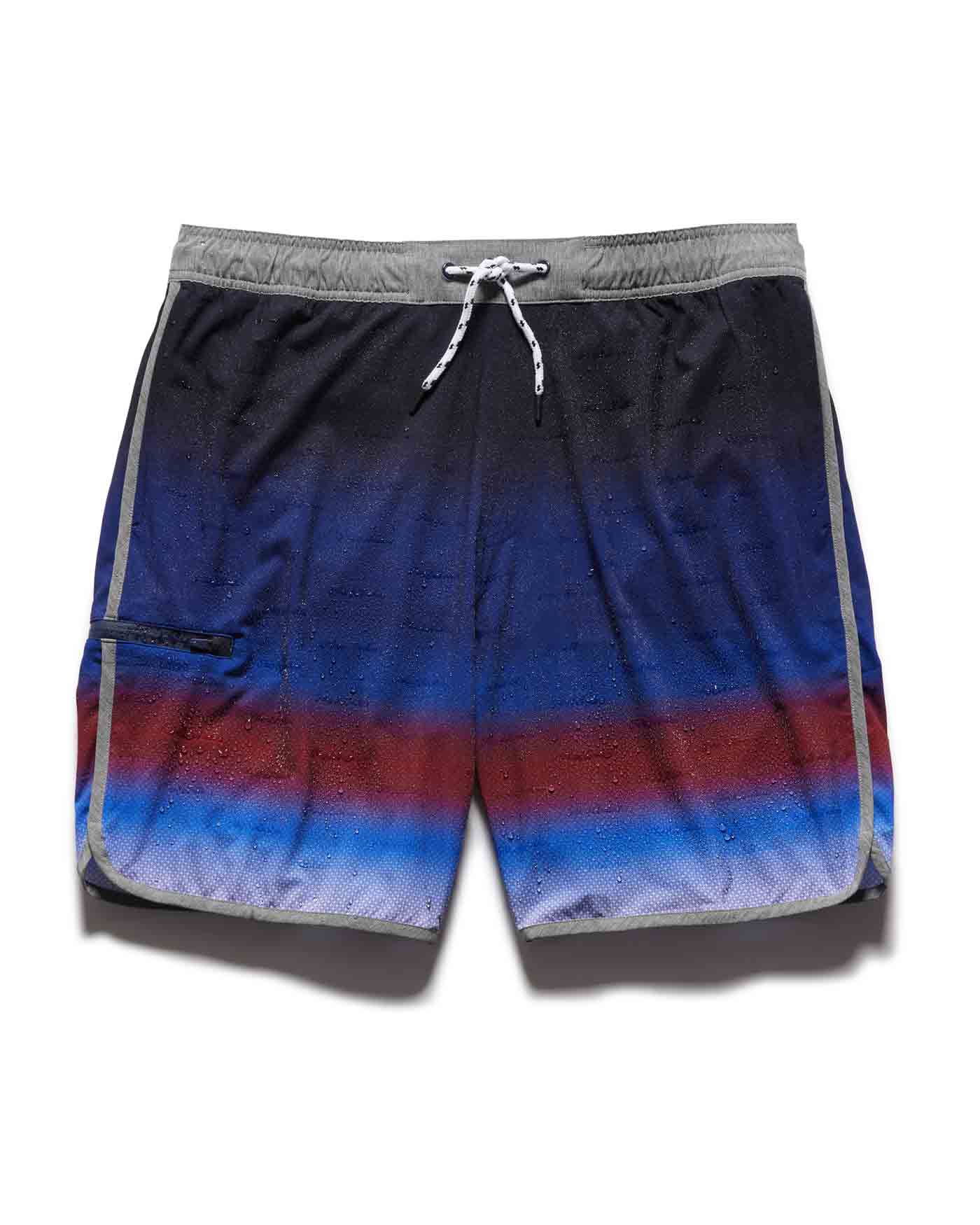 BELLPORT STRIPED SWIM SHORT - 8" INSEAM