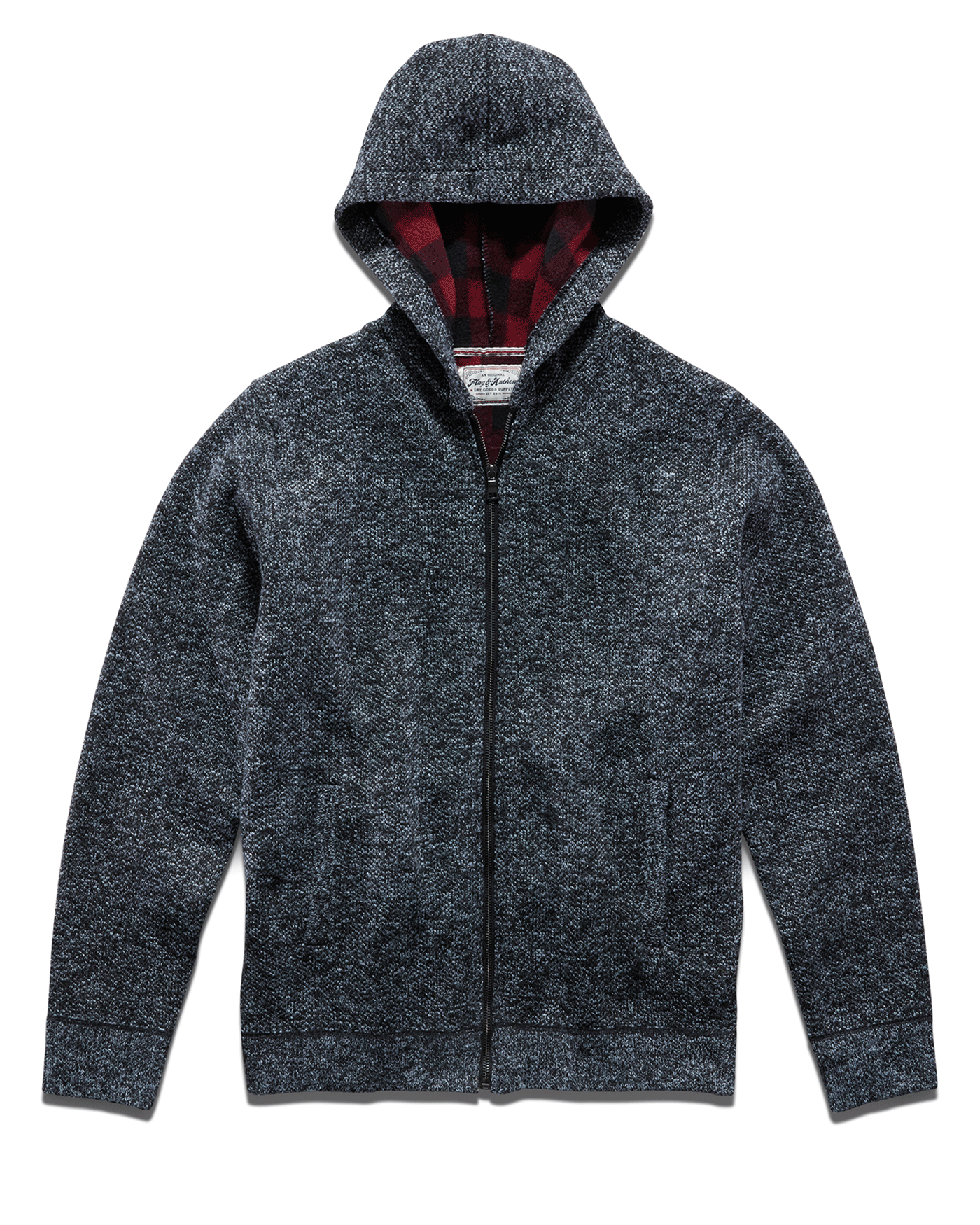 RHINELAND FULL ZIP FLEECE LINED HOODED SWEATER