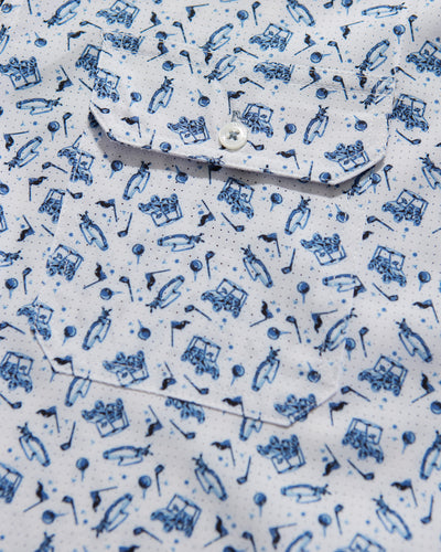MADEFLEX GOLF PRINT UPF PERFORMANCE SHIRT