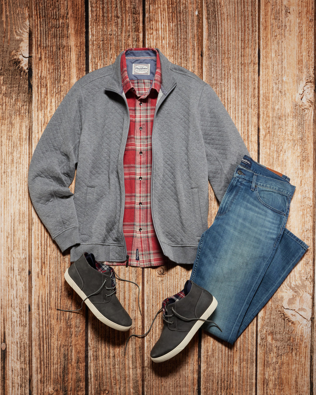 ALLOWAY QUILTED FULL-ZIP MOCK NECK JACKET