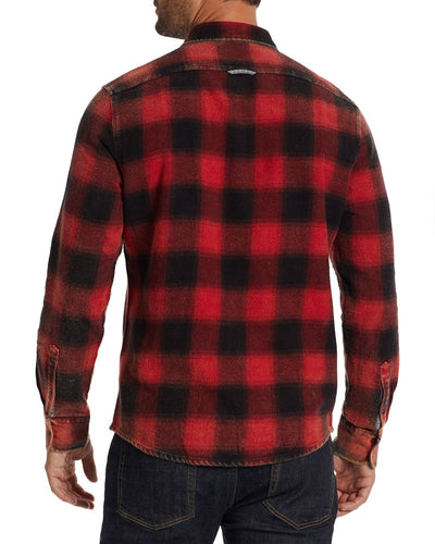SHAW VINTAGE WASHED FLANNEL SHIRT