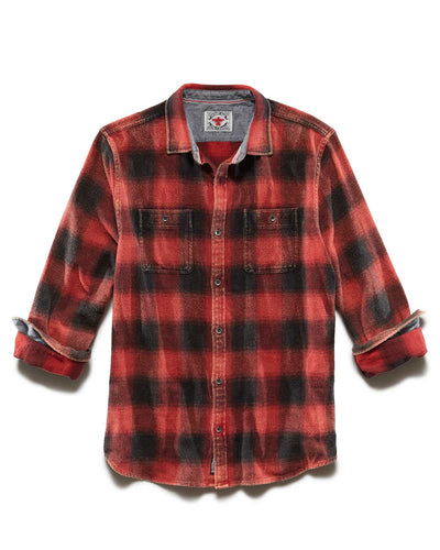 SHAW VINTAGE WASHED FLANNEL SHIRT