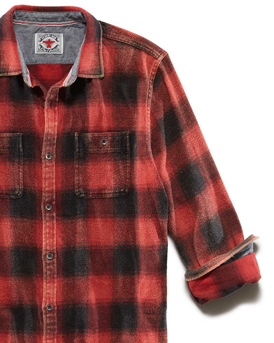 SHAW VINTAGE WASHED FLANNEL SHIRT