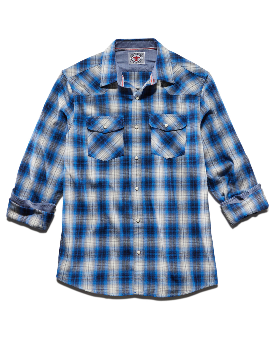 FRANKLIN VINTAGE WASHED WESTERN FLANNEL SHIRT
