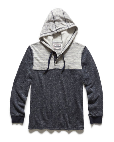 BERWYN FLEECE HOODED HENLEY