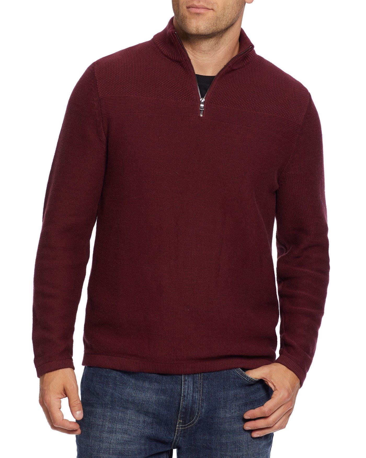 HENRYVILLE 1/4-ZIP PULLOVER SWEATER