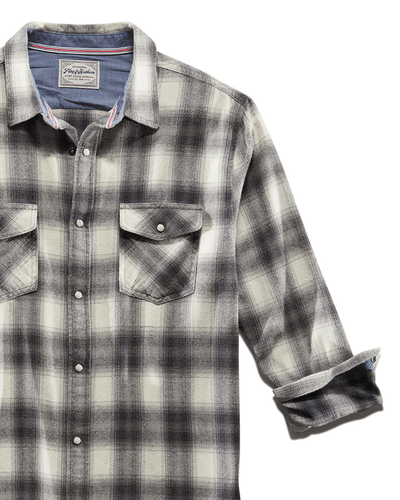 ALMA VINTAGE WASHED FLANNEL SHIRT