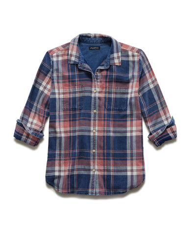 DENNING VINTAGE WASHED INDIGO SHIRT