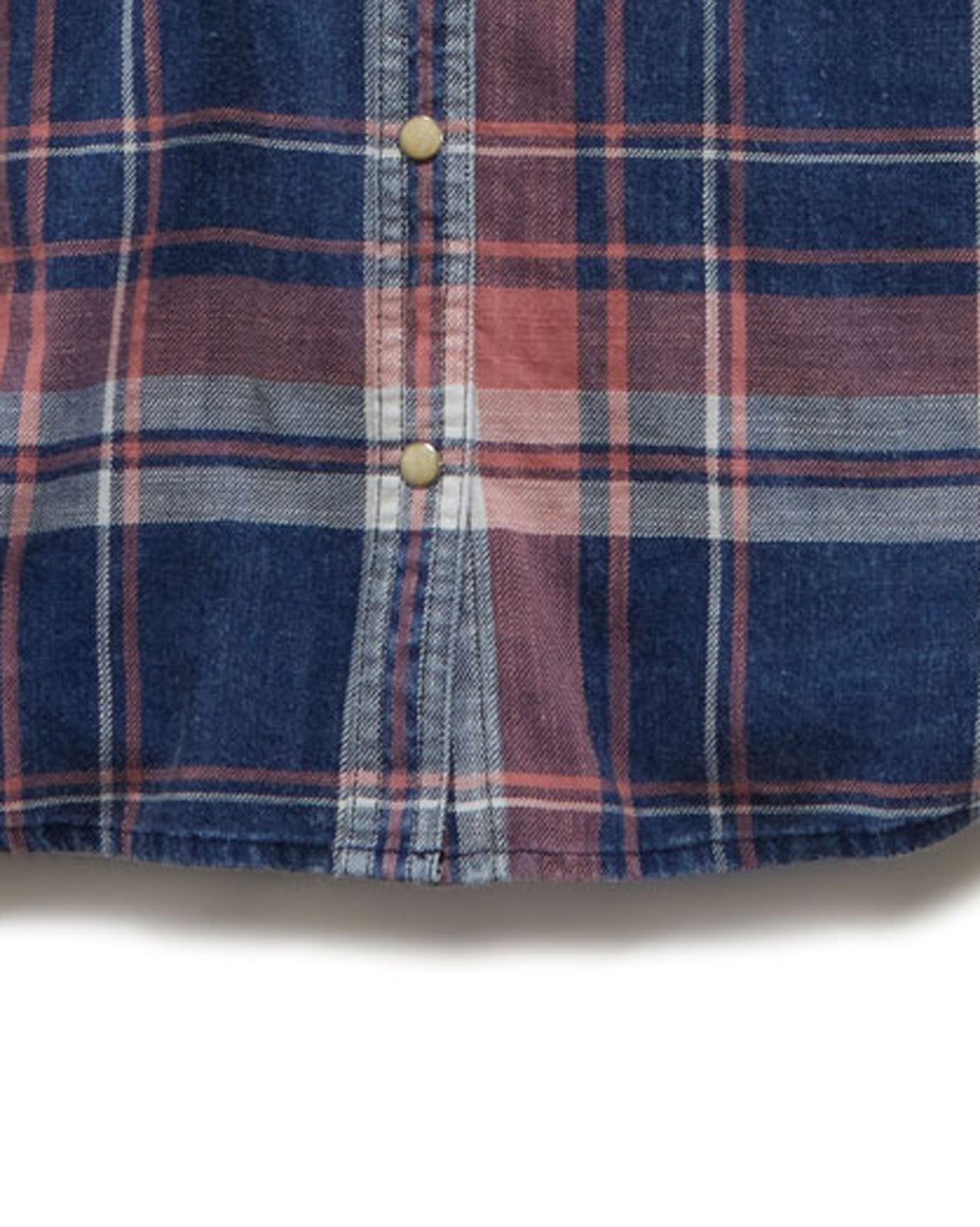DENNING VINTAGE WASHED INDIGO SHIRT