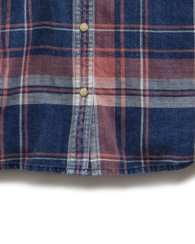 DENNING VINTAGE WASHED INDIGO SHIRT