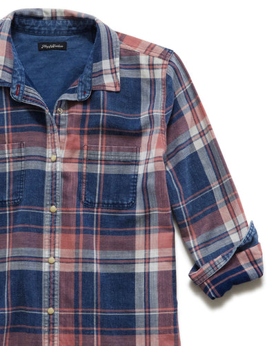 DENNING VINTAGE WASHED INDIGO SHIRT