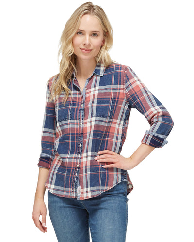 DENNING VINTAGE WASHED INDIGO SHIRT