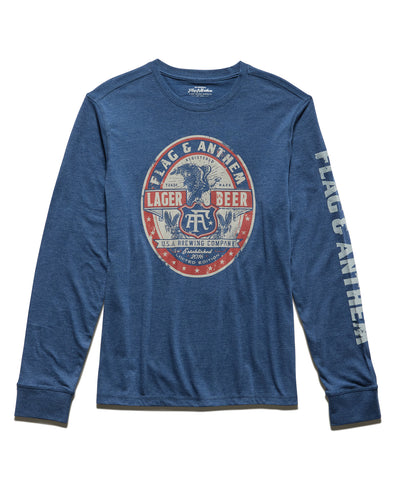 FLAG & ANTHEM LAGER CREWNECK TEE