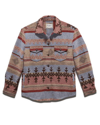 GLENDALE SOUTHWESTERN PRINT SHIRT JACKET
