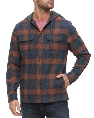 ROCKINGHAM HOODED SHIRT JACKET