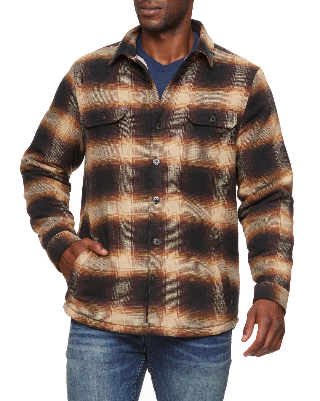 HARMON SHERPA-LINED SHIRT JACKET
