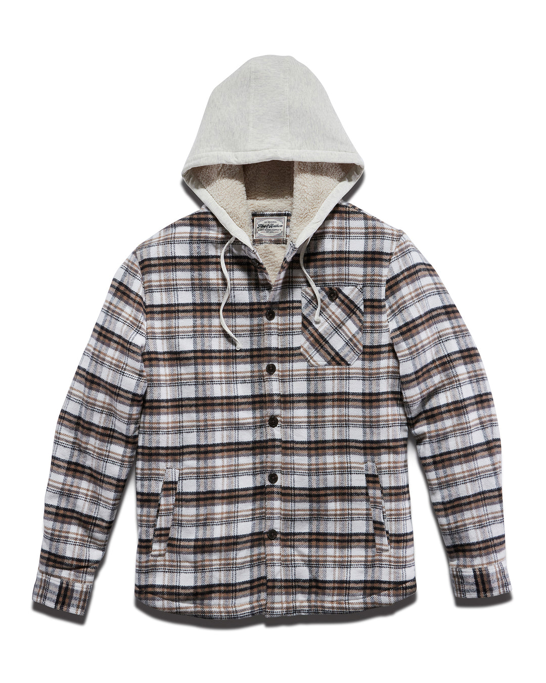 OAKWOOD SHERPA-LINED HOODED JACKET
