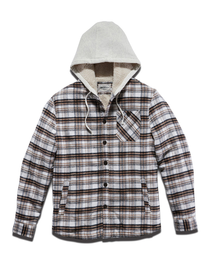 OAKWOOD SHERPA-LINED HOODED JACKET