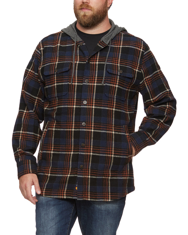 SUMMIT HOODED SHIRT JACKET BIG & TALL