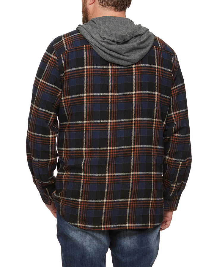 SUMMIT HOODED SHIRT JACKET BIG & TALL