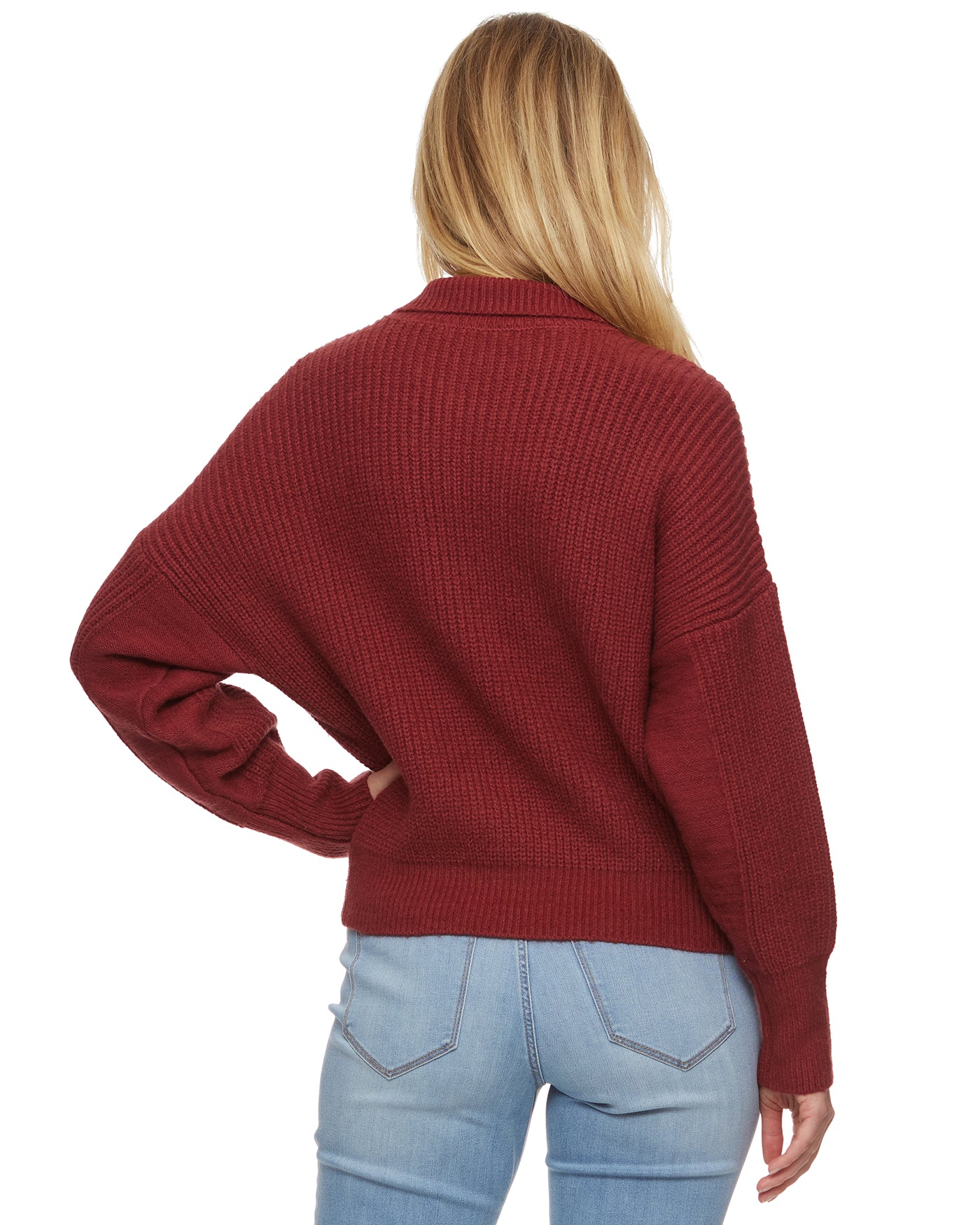 CAMERON CABLE KNIT ¼-ZIP SWEATER