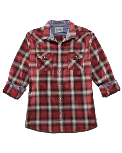 MOORES VINTAGE WASHED WESTERN SHIRT