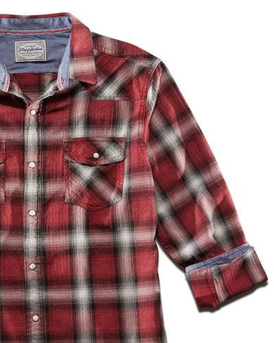 MOORES VINTAGE WASHED WESTERN SHIRT