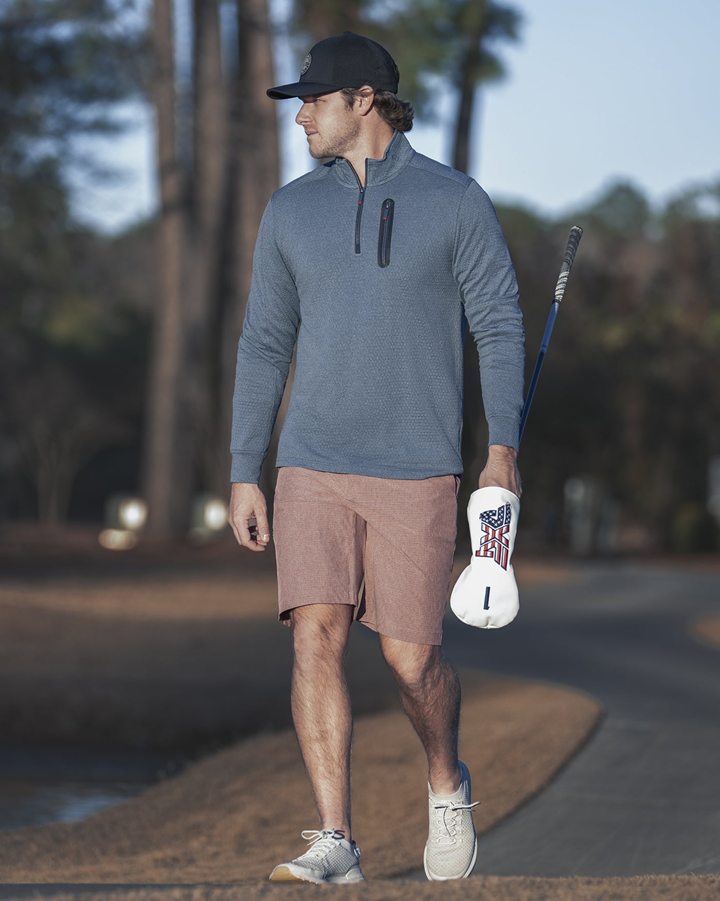 TORRANCE 1/4-ZIP MOCK NECK PULLOVER