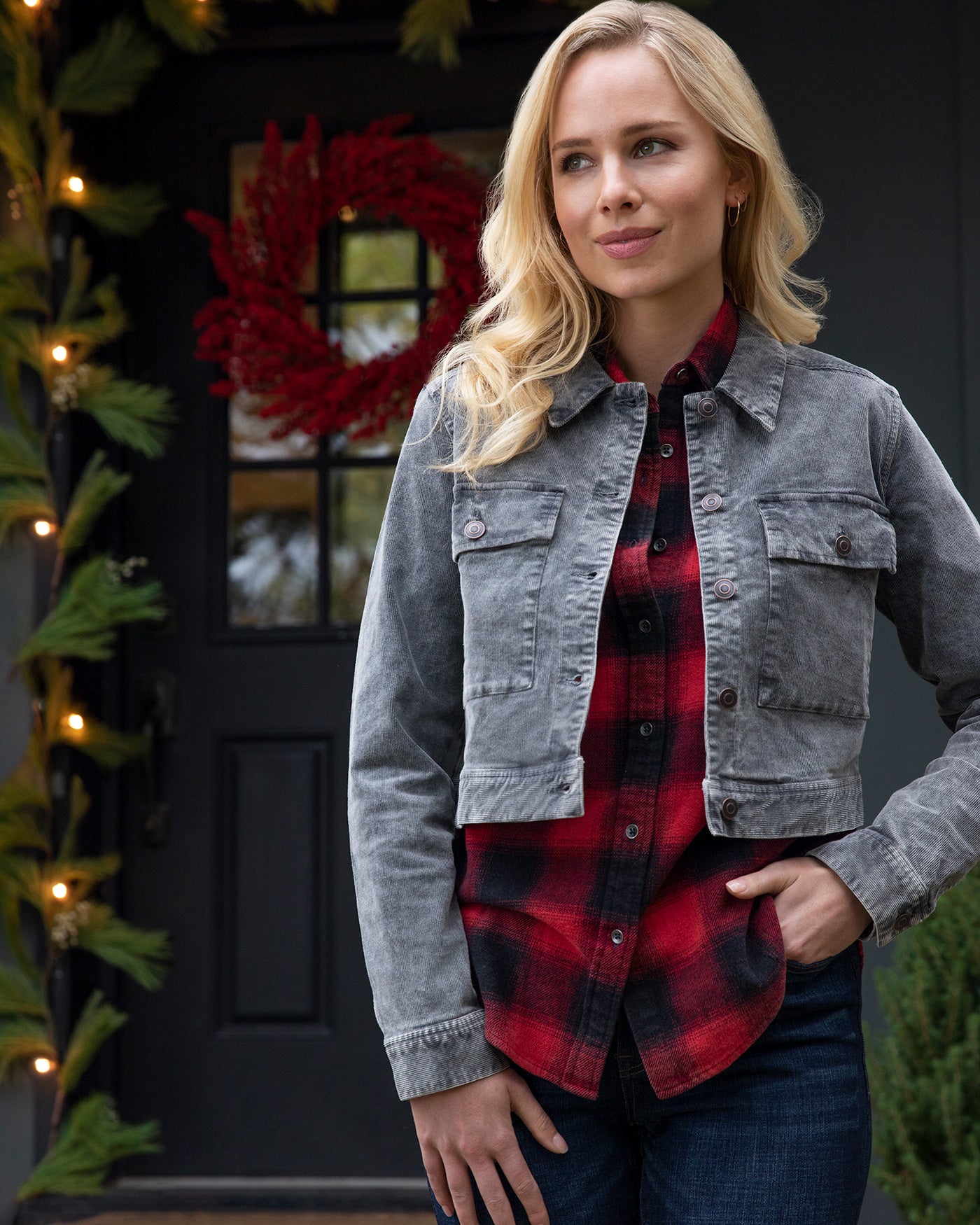 SHAW VINTAGE WASHED WOMEN'S FLANNEL SHIRT