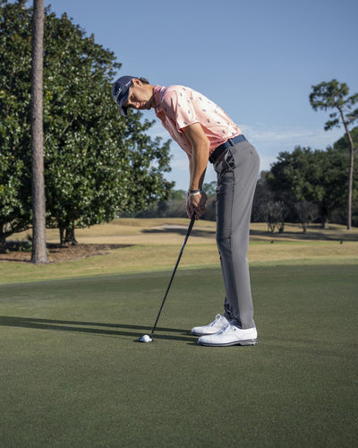 MONTECITO PINEAPPLE PRINT PERFORMANCE POLO (FINAL SALE)