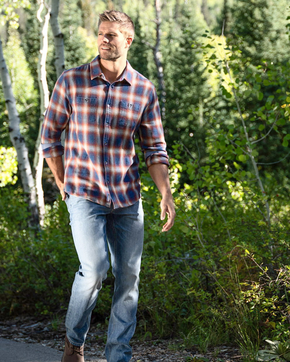 ALLENDALE VINTAGE WASHED FLANNEL SHIRT