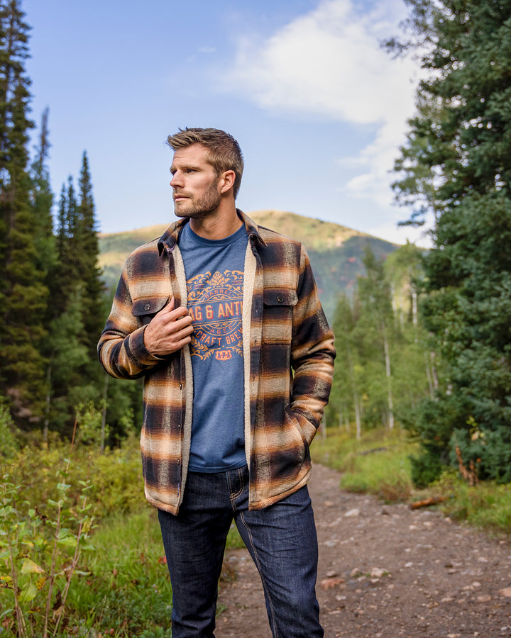 HARMON SHERPA-LINED SHIRT JACKET