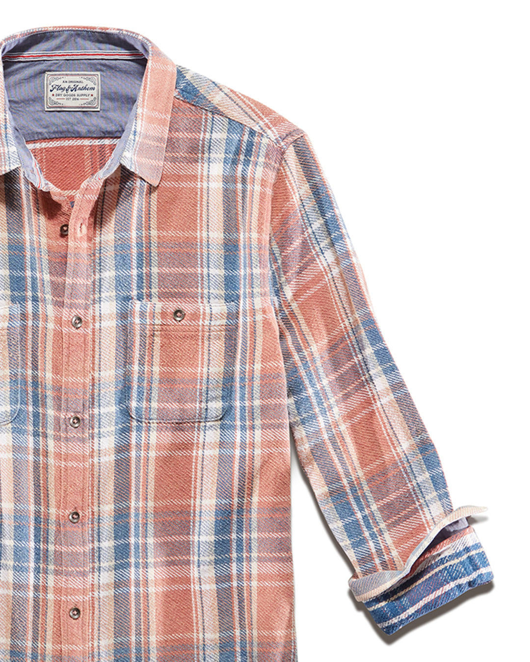 SHELLEY VINTAGE WASHED FLANNEL SHIRT