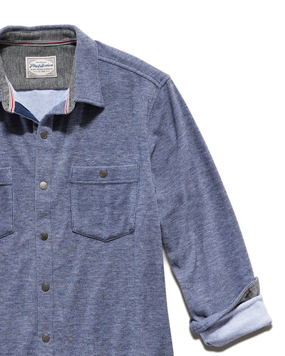 HERO TEXTURED KNIT FLANNEL SHIRT