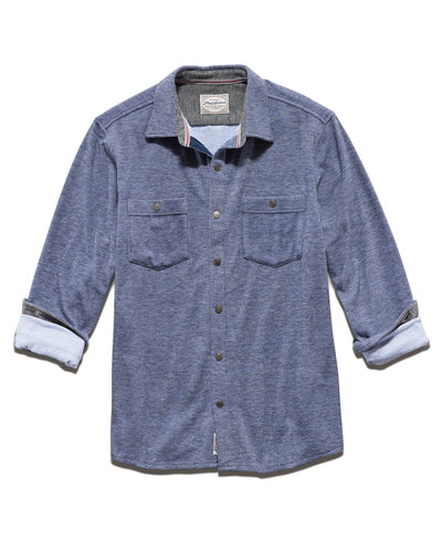 HERO TEXTURED KNIT FLANNEL SHIRT