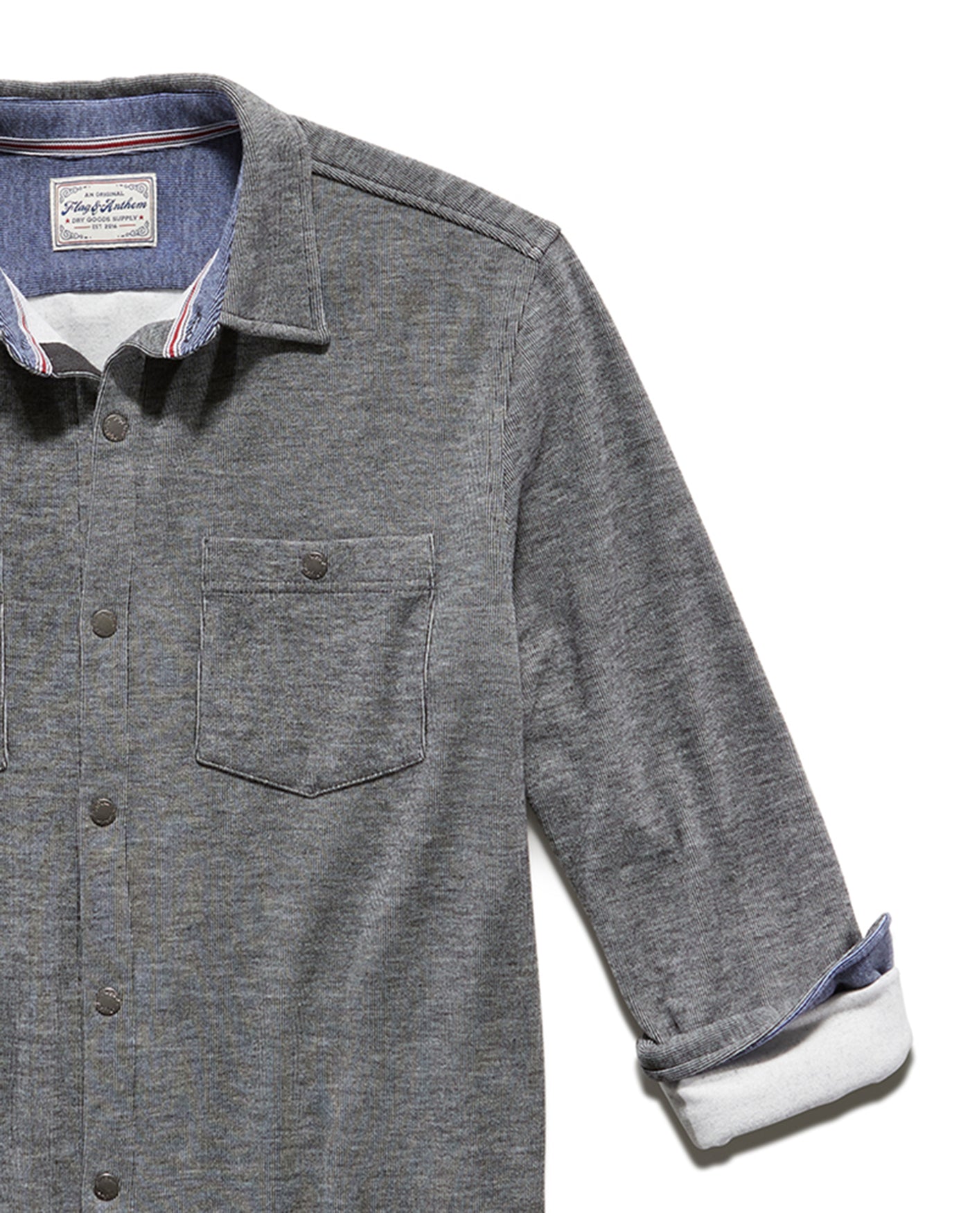 HERO TEXTURED KNIT FLANNEL SHIRT