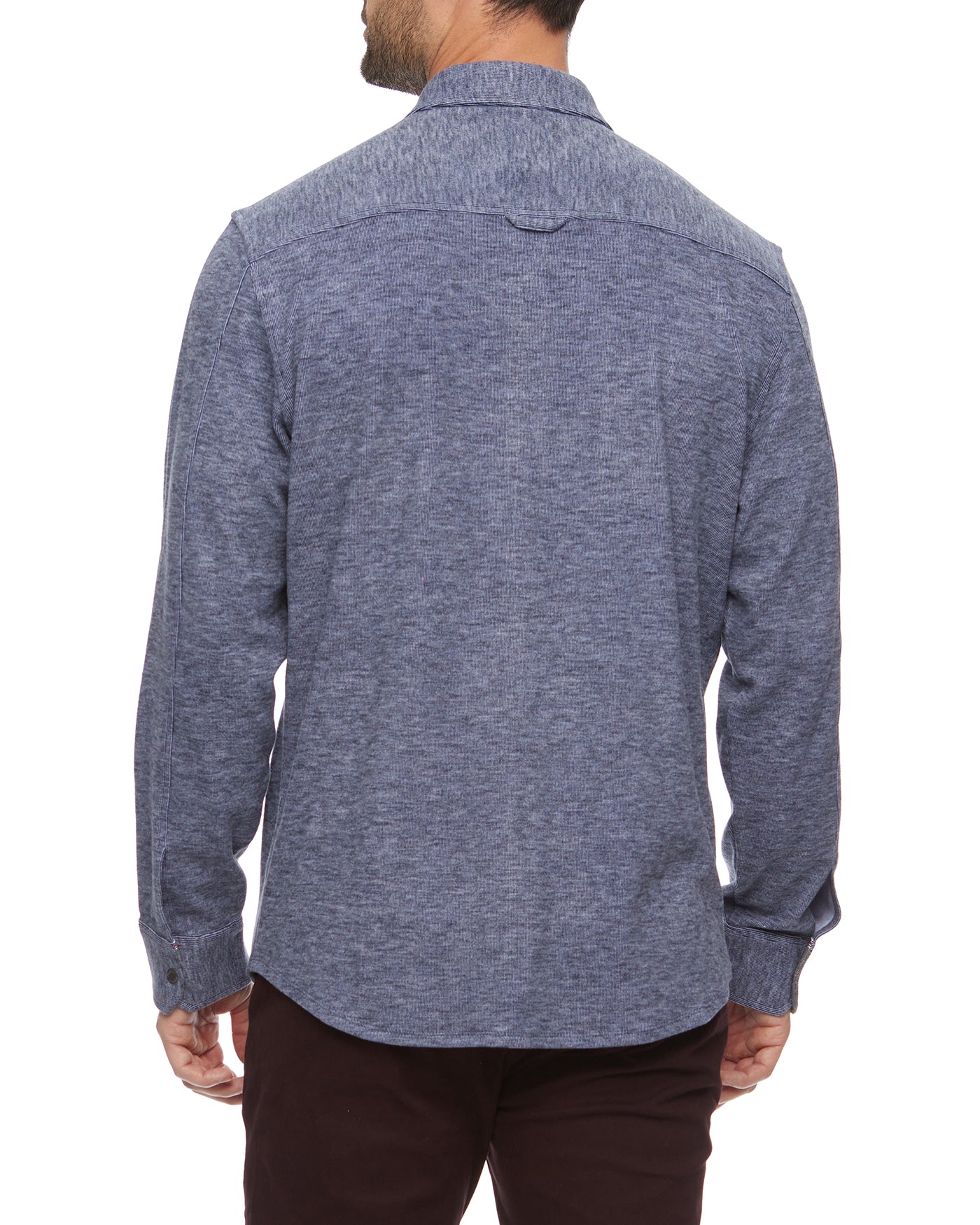 HERO TEXTURED KNIT FLANNEL SHIRT