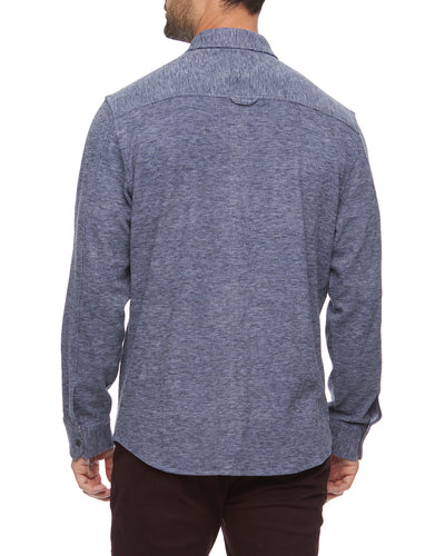 HERO TEXTURED KNIT FLANNEL SHIRT