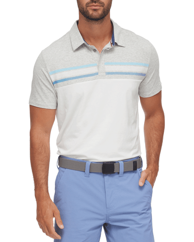 SHIELD BLOCKED PERFORMANCE POLO (FINAL SALE)
