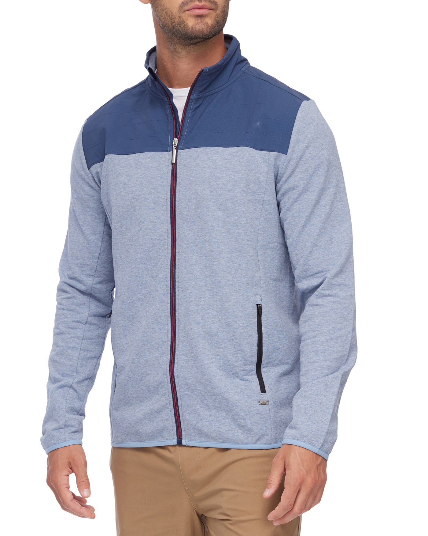 MADEFLEX MOVEMENT COLORBLOCK FULL-ZIP MOCK NECK JACKET