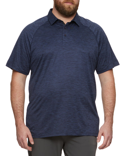 SPRINGFIELD TEXTURED PERFORMANCE POLO BIG & TALL